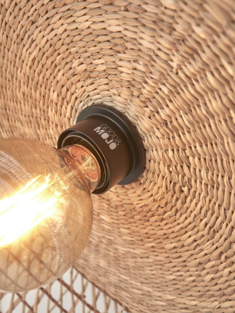 Naturel seagrass metalen boheemse hanglamp GOOD&MOJO Pantanal - Afbeelding 3