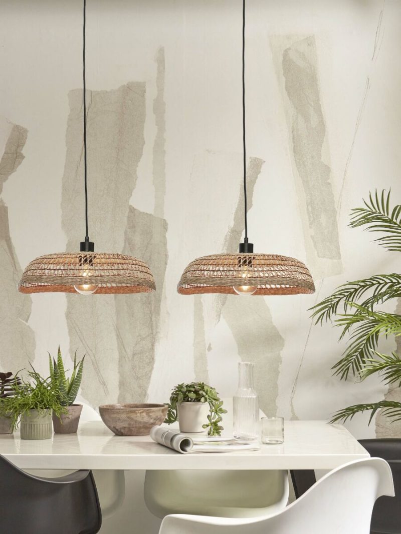 Naturel seagrass metalen boheemse hanglamp GOOD&MOJO Pantanal - Afbeelding 5