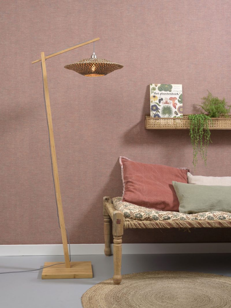 Naturel vloerlamp ufo klein GOOD&MOJO Bali - Afbeelding 4