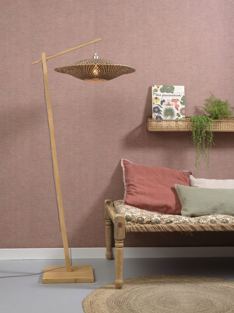 Naturel vloerlamp ufo middelgroot GOOD&MOJO Bali - Afbeelding 4