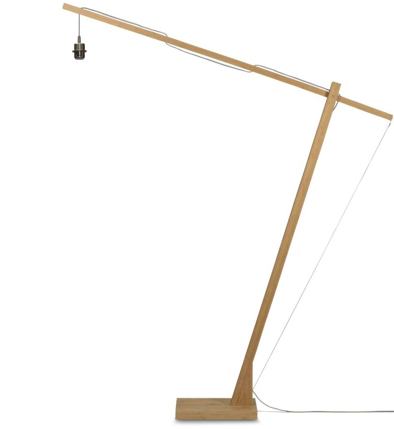 Naturel zwarte bamboe boheemse vloerlamp GOOD&MOJO Java - Afbeelding 8