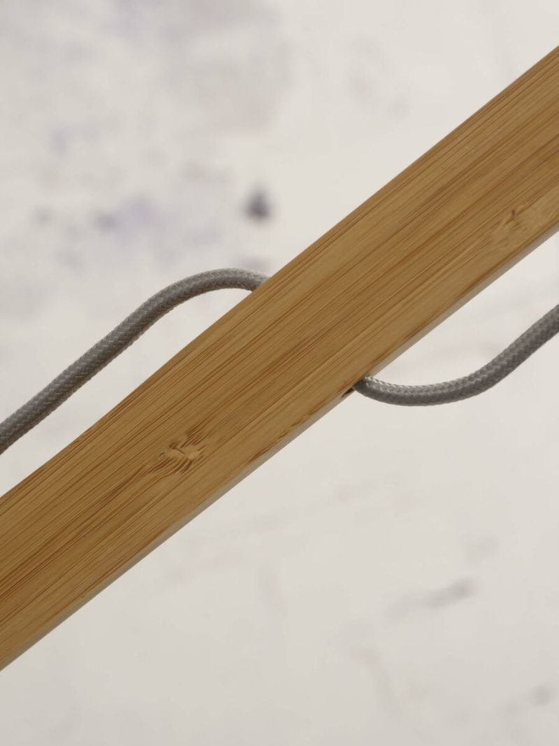 Naturel zwarte bamboe boheemse vloerlamp GOOD&MOJO Java - Afbeelding 10