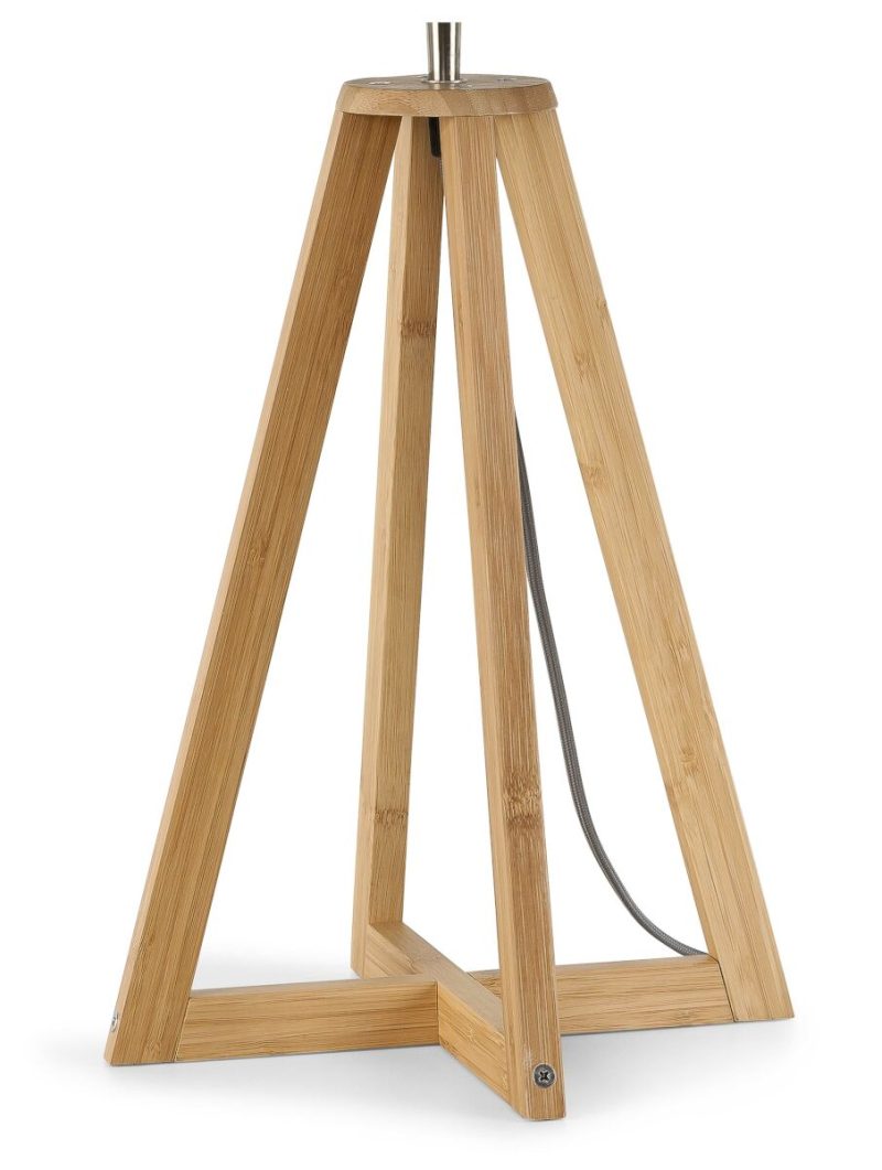Naturel zwarte bohemian bamboe tafellamp GOOD&MOJO Java - Afbeelding 7