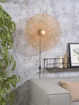 naturel-zwarte-bohemien-bamboe-wandlamp-good-mojo-cango-cangow6025n-1