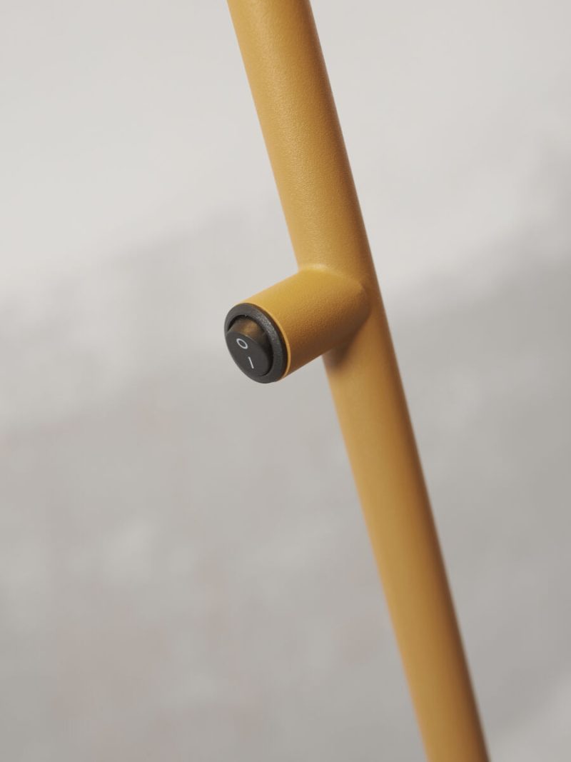 Oranje ronde vloerlamp retro It's About RoMi Porto - Afbeelding 3