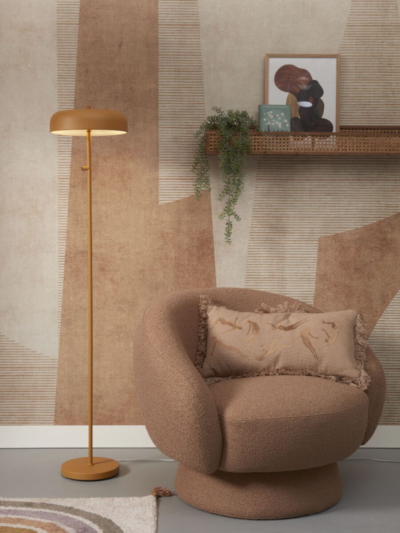 Oranje ronde vloerlamp retro It's About RoMi Porto - Afbeelding 5