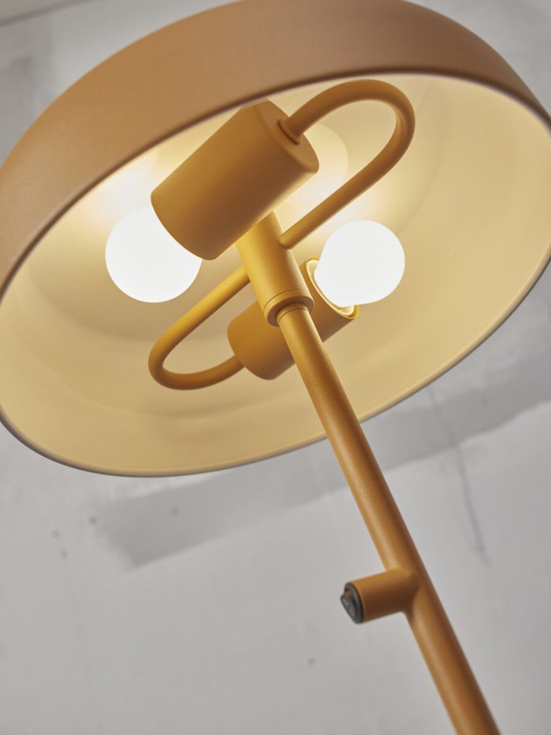 Oranje ronde vloerlamp retro It's About RoMi Porto - Afbeelding 6