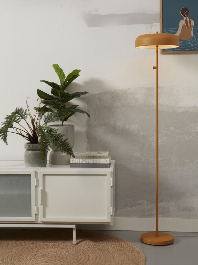 Oranje ronde vloerlamp retro It's About RoMi Porto - Afbeelding 9