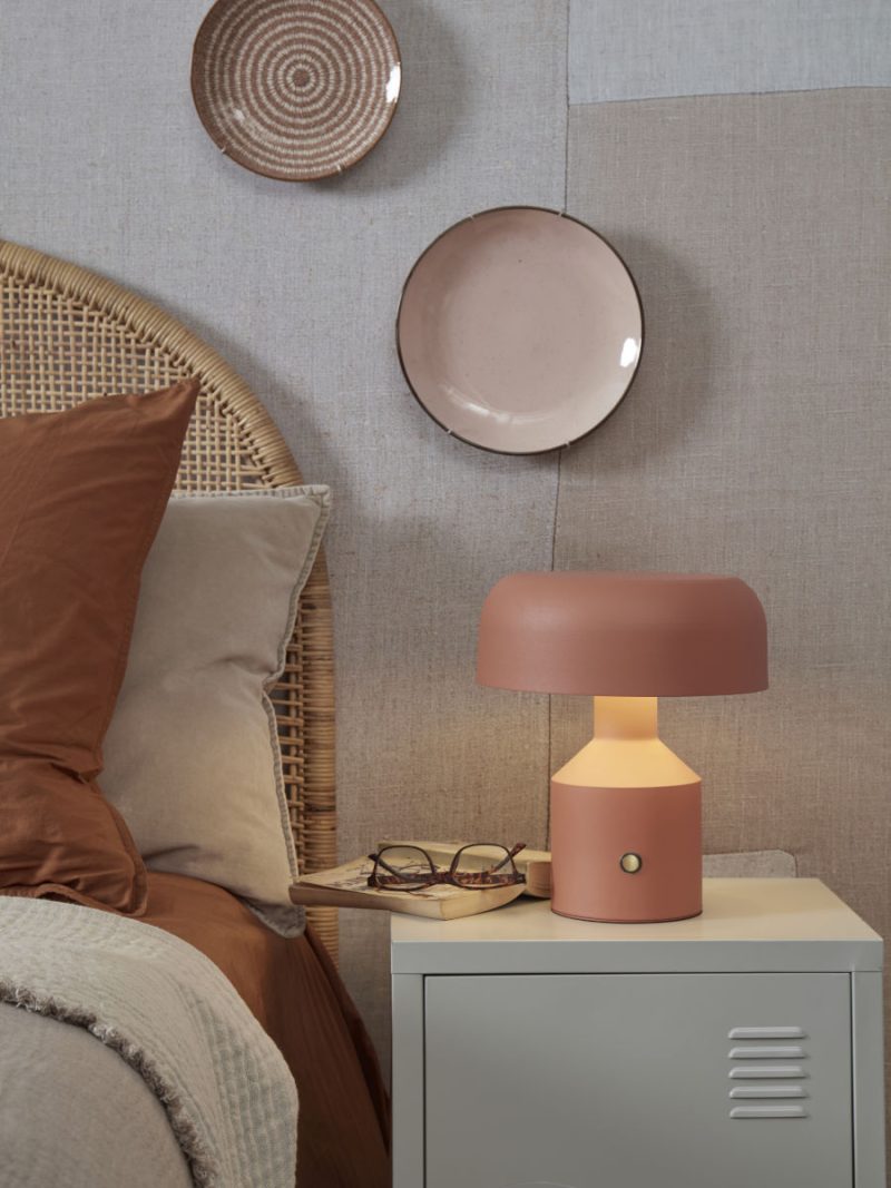 Retro metalen oranje tafellamp It's About RoMi Porto - Afbeelding 5