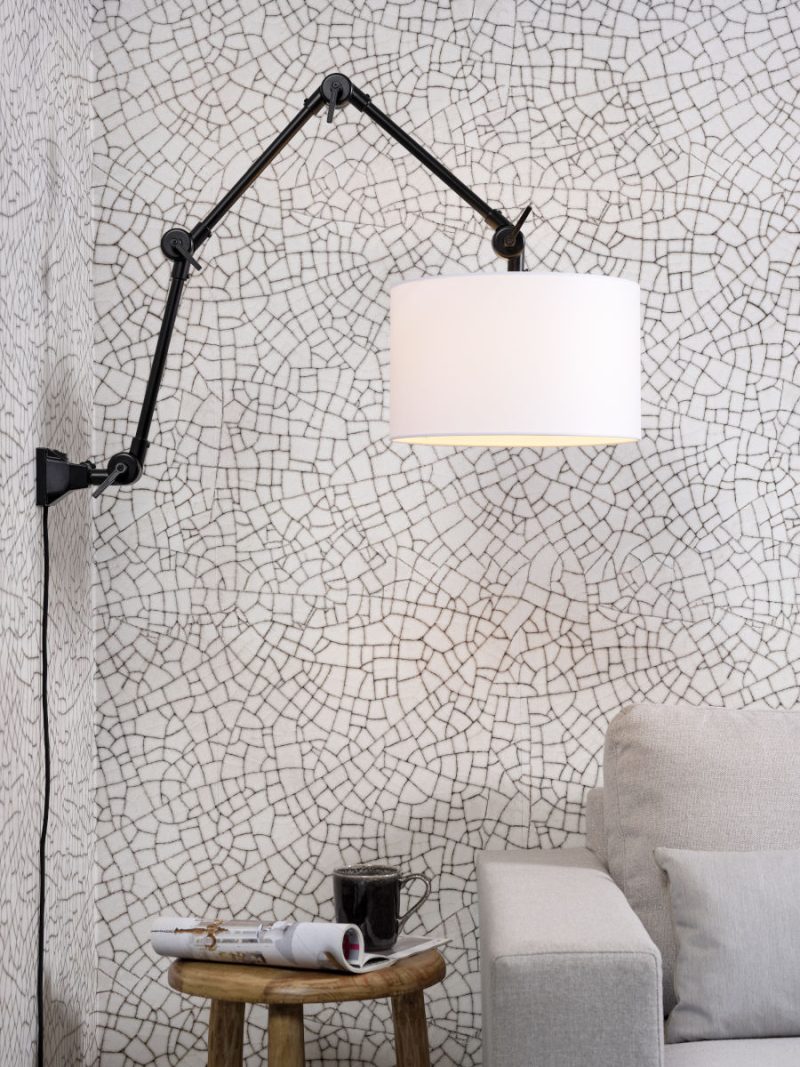 Retro metalen wandlamp wit It's About RoMi Amsterdam - Afbeelding 5