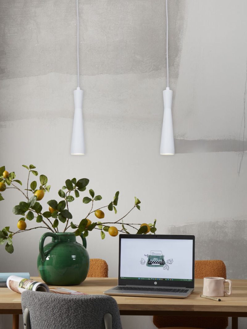 Retro witte hanglamp metaal It's About RoMi Bordeaux - Afbeelding 5