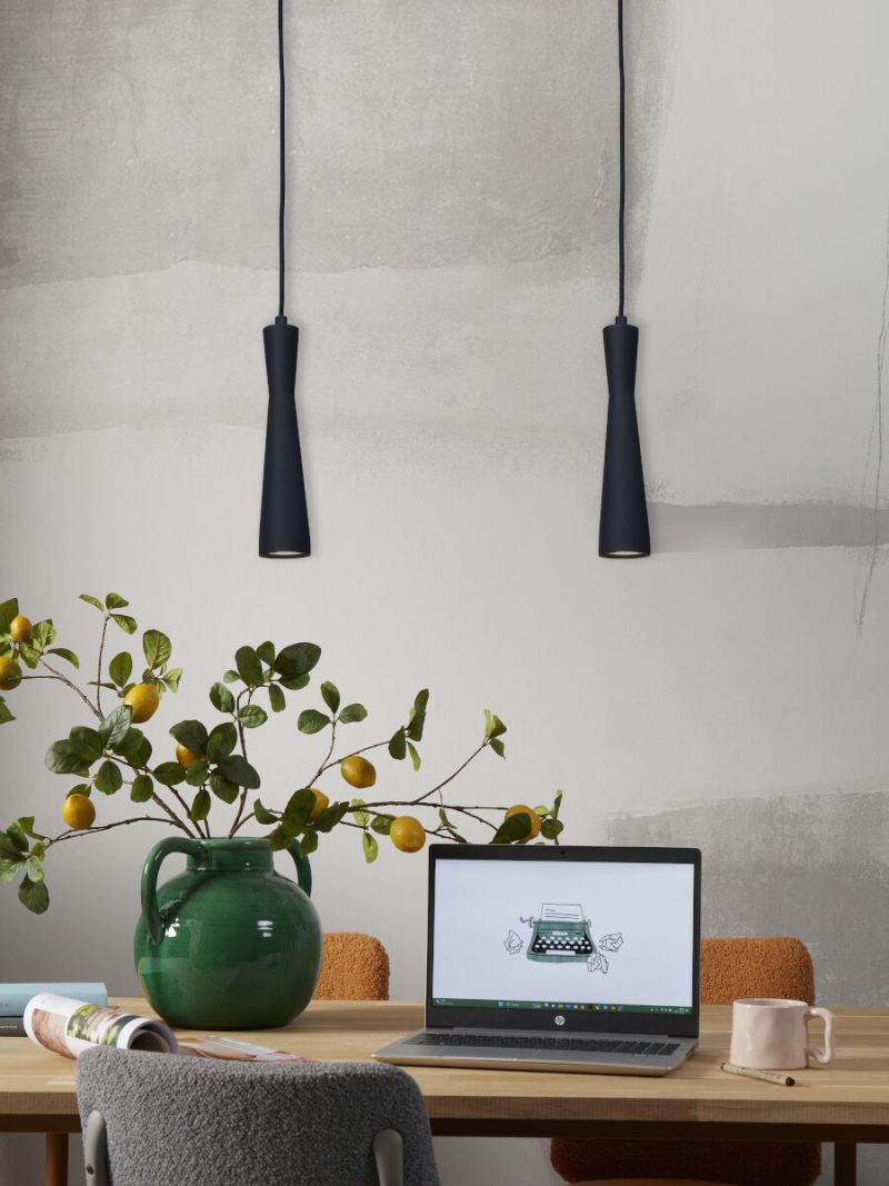 Retro zwart metaal hanglamp It's About RoMi Bordeaux - Afbeelding 5