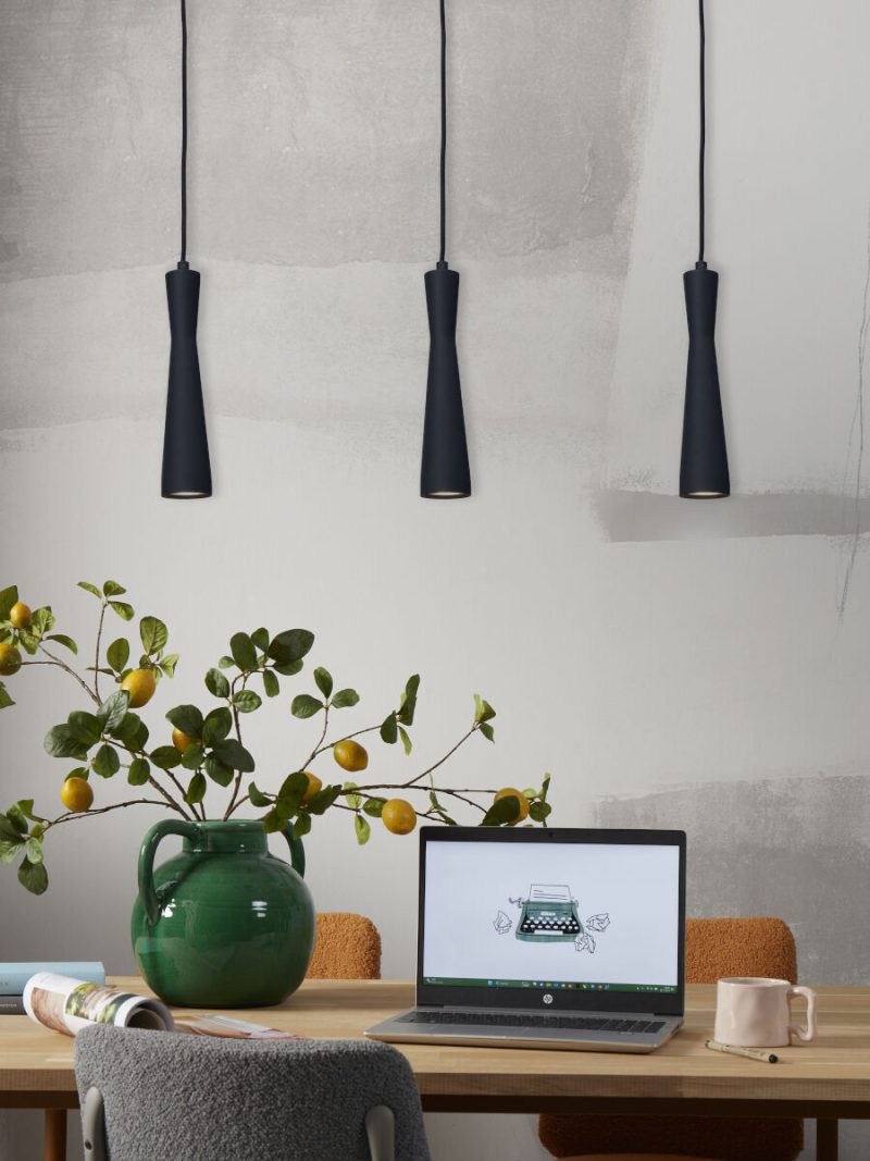 Retro zwart metaal hanglamp It's About RoMi Bordeaux - Afbeelding 8