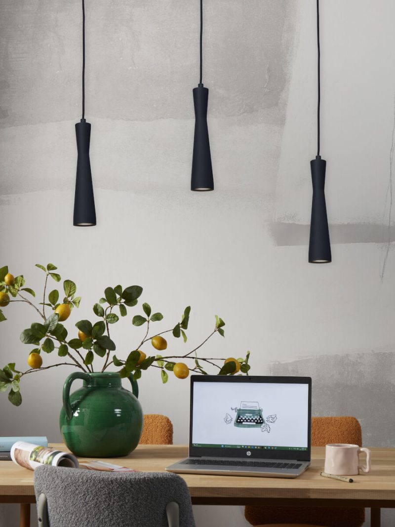 Retro zwart metaal hanglamp It's About RoMi Bordeaux - Afbeelding 9