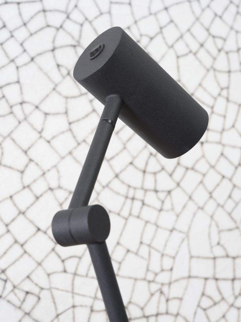 Retro zwart metalen vloerlamp It's About RoMi Montreux - Afbeelding 3