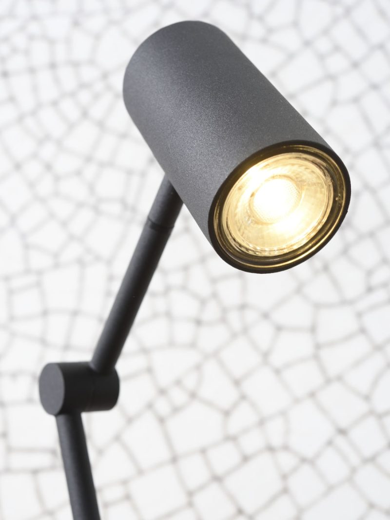 Retro zwart metalen vloerlamp It's About RoMi Montreux - Afbeelding 4