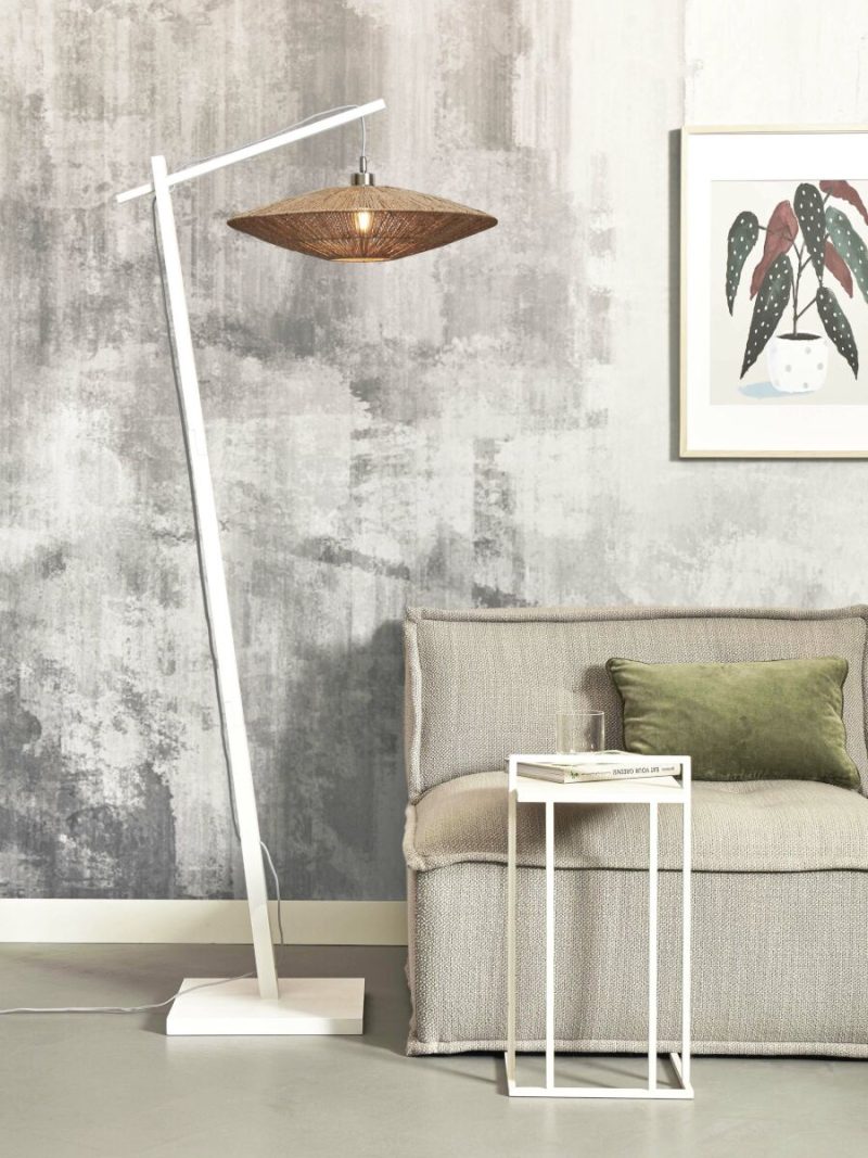 Rieten boheemse naturel vloerlamp GOOD&MOJO Iguazu - Afbeelding 5