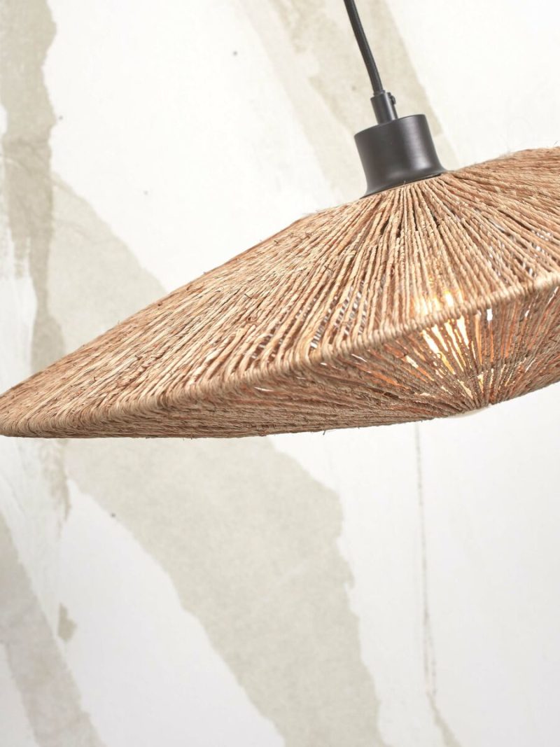 Rieten boheemse naturel vloerlamp GOOD&MOJO Iguazu - Afbeelding 6