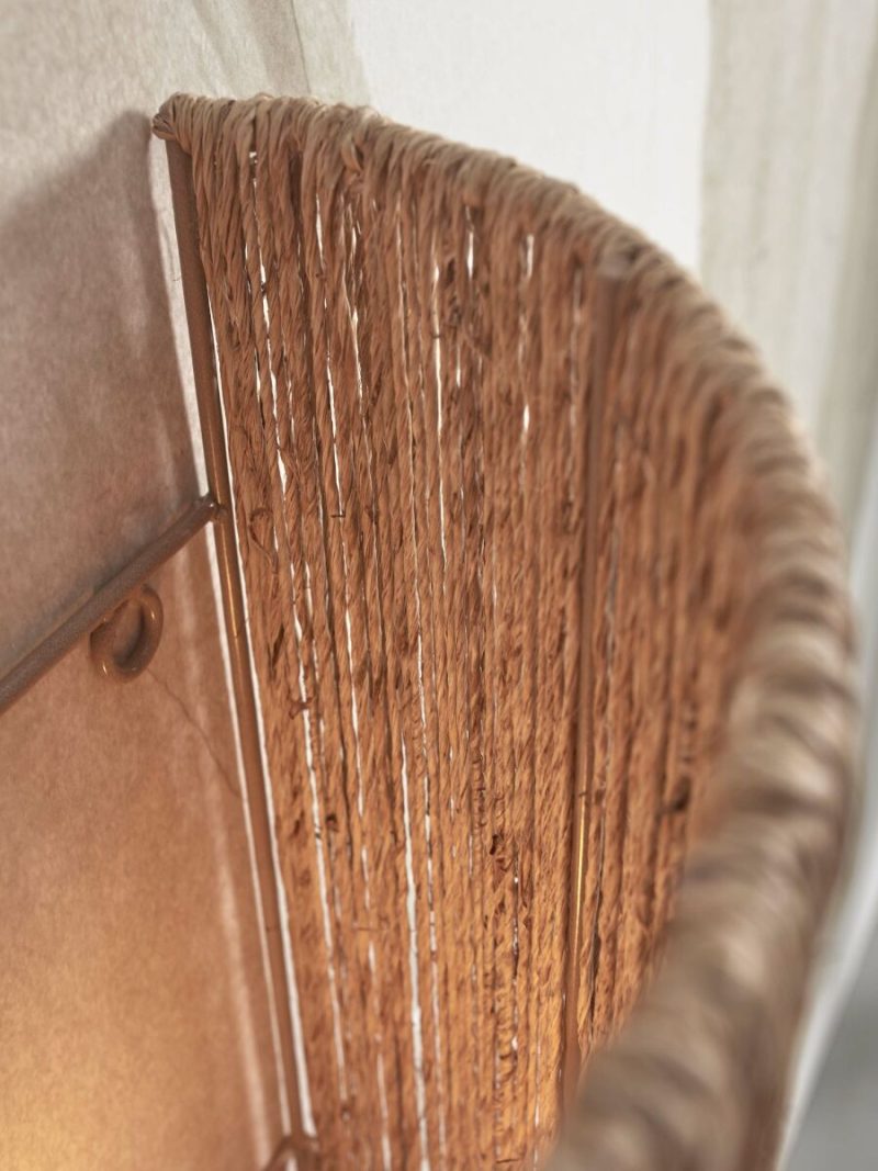 Rieten naturel bohemian wandlamp GOOD&MOJO Iguazu - Afbeelding 4