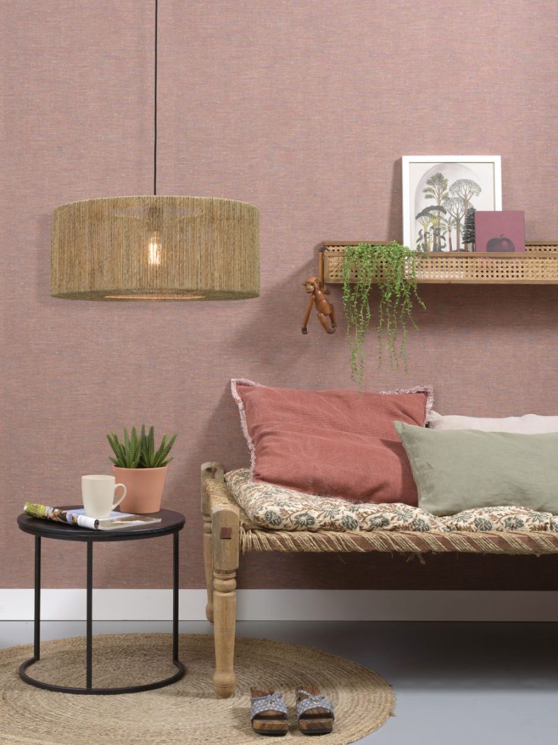 Rieten zwarte naturel bohemian hanglamp GOOD&MOJO Iguazu - Afbeelding 11