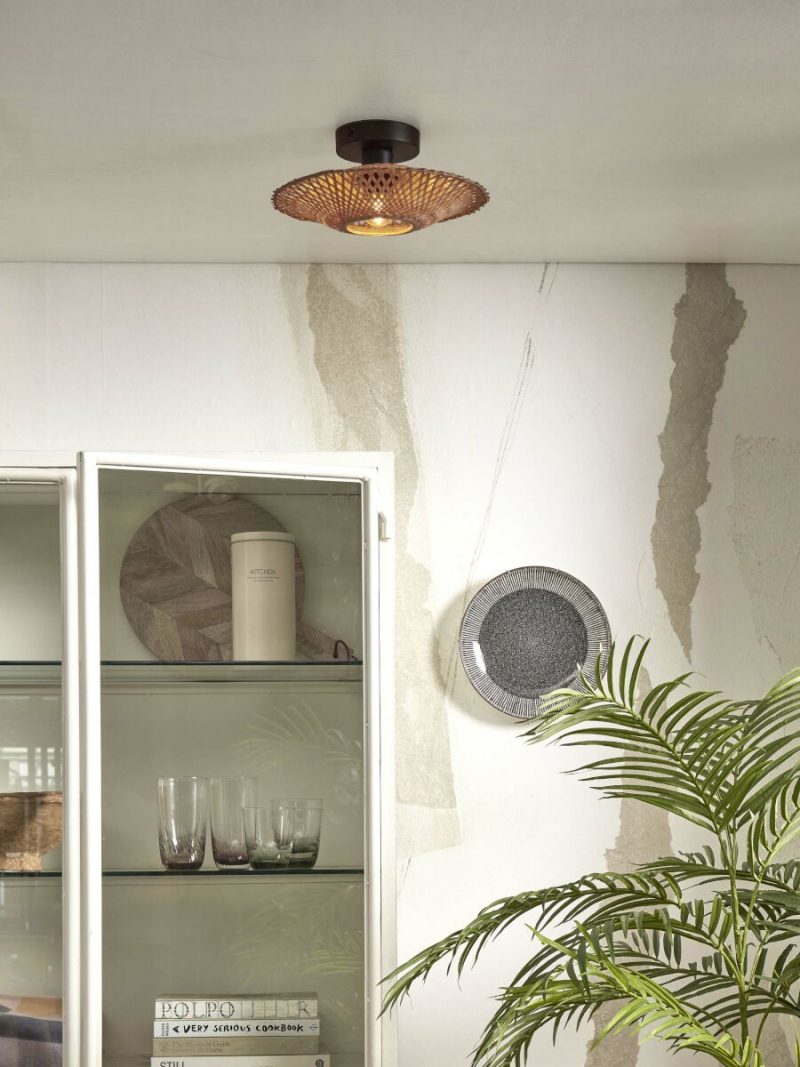 Ringvorm plafondlamp bamboe naturel XS GOOD&MOJO Kalimantan - Afbeelding 5