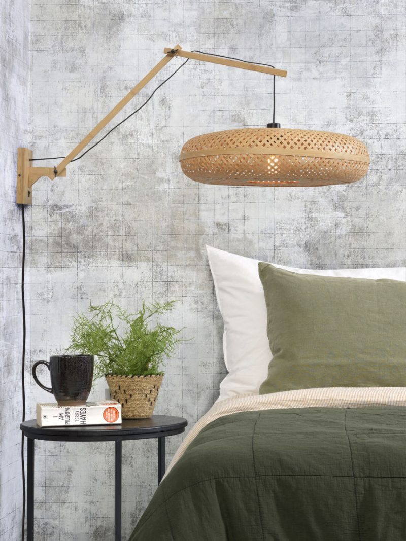 Ronde boheemse naturel wandlamp GOOD&MOJO Palawan - Afbeelding 5