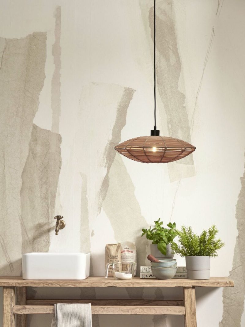 Ronde hanglamp bohemian naturel rotan GOOD&MOJO Tanami - Afbeelding 12