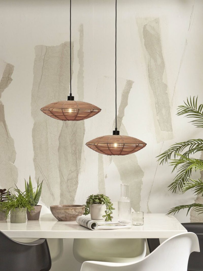 Ronde hanglamp bohemian naturel rotan GOOD&MOJO Tanami - Afbeelding 8