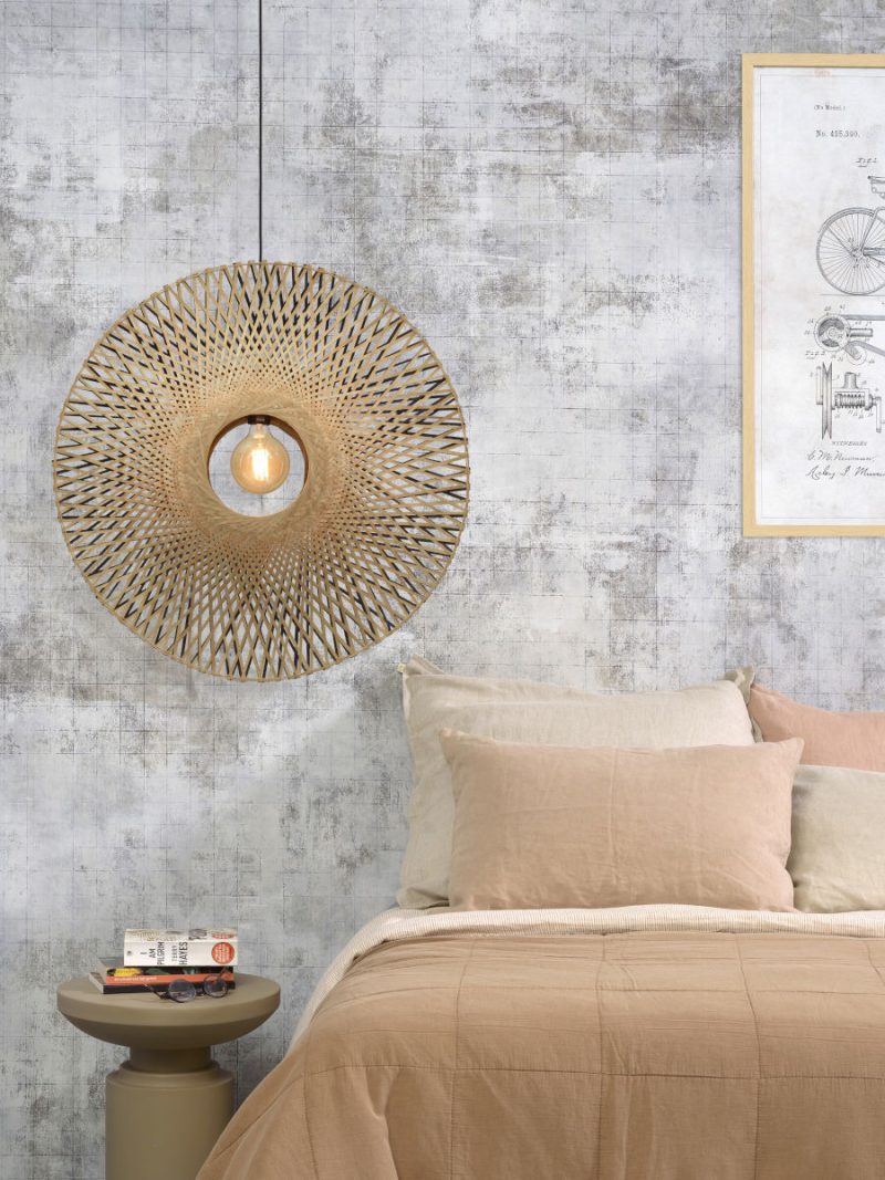 Ronde naturel bamboe bohemian hanglamp GOOD&MOJO Kalimantan - Afbeelding 12