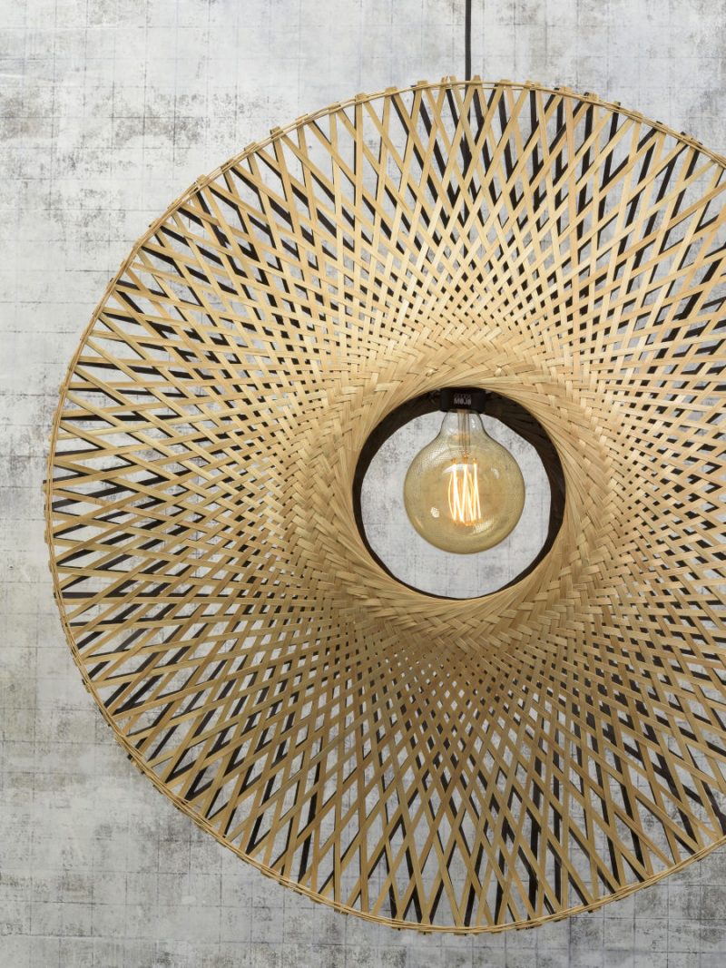 Ronde naturel bamboe bohemian hanglamp GOOD&MOJO Kalimantan - Afbeelding 3