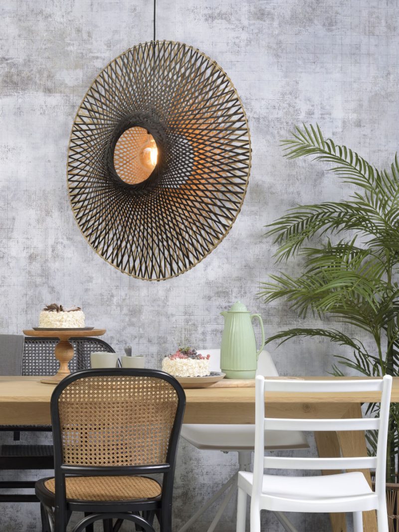 Ronde naturel bamboe bohemian hanglamp GOOD&MOJO Kalimantan - Afbeelding 5