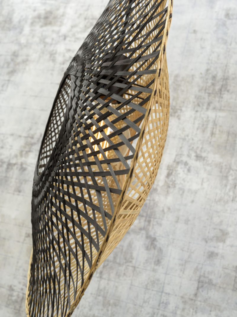 Ronde naturel bamboe bohemian hanglamp GOOD&MOJO Kalimantan - Afbeelding 7