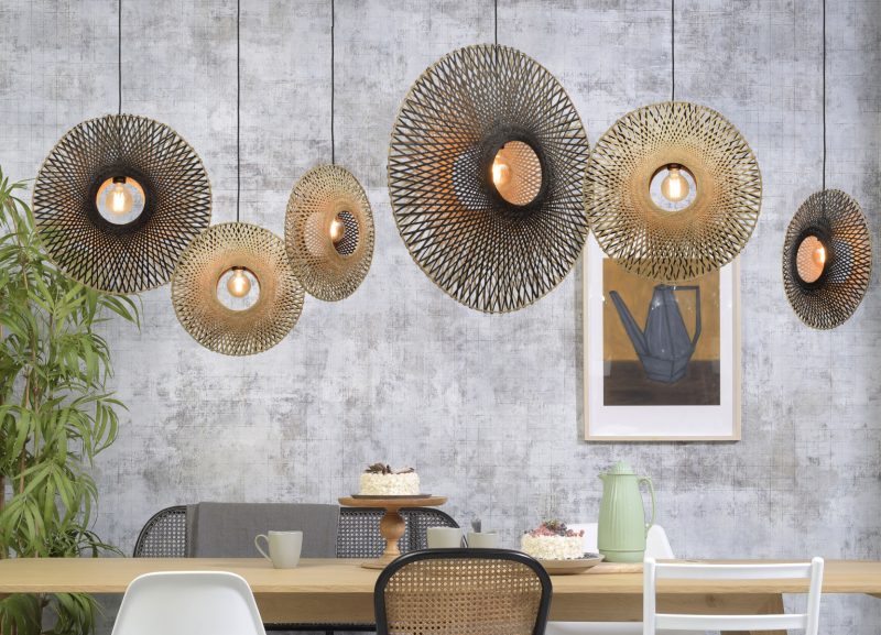 Ronde naturel bamboe bohemian hanglamp GOOD&MOJO Kalimantan - Afbeelding 9