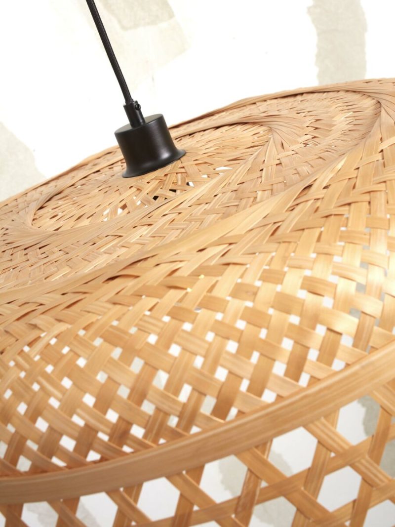 Ronde naturel bamboe bohemian hanglamp GOOD&MOJO Ubud - Afbeelding 3