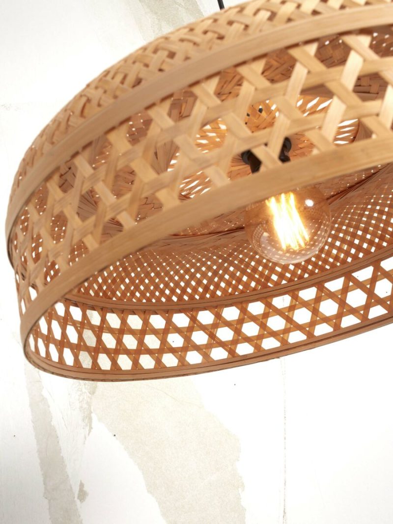 Ronde naturel bamboe bohemian hanglamp GOOD&MOJO Ubud - Afbeelding 4