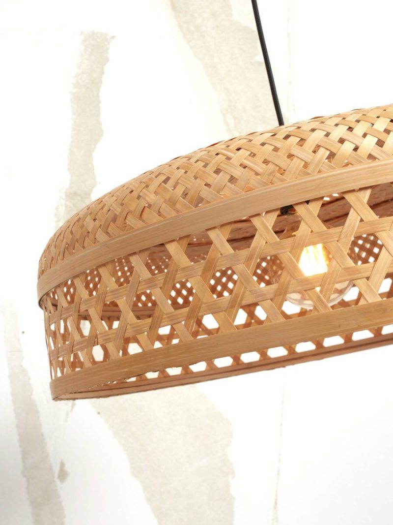 Ronde naturel bamboe bohemian hanglamp GOOD&MOJO Ubud - Afbeelding 6