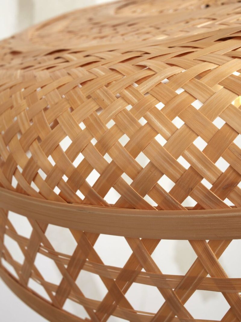 Ronde naturel bamboe bohemian hanglamp GOOD&MOJO Ubud - Afbeelding 7