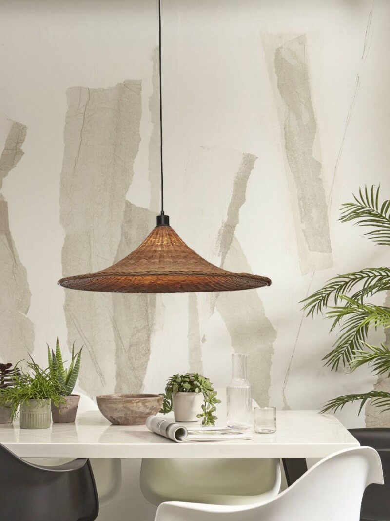 Ronde naturel bohemian hanglamp GOOD&MOJO Borabora - Afbeelding 2