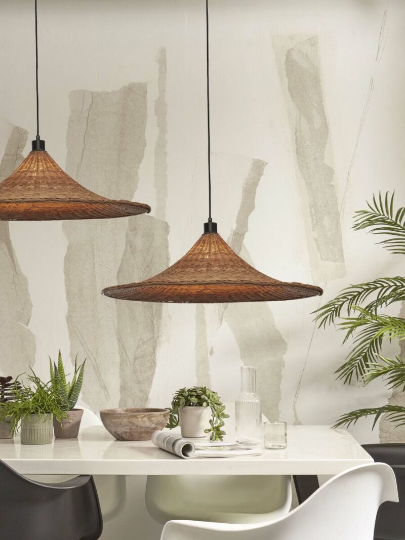 Ronde naturel bohemian hanglamp GOOD&MOJO Borabora - Afbeelding 5