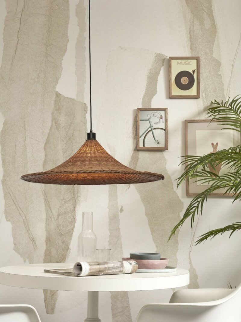 Ronde naturel bohemian hanglamp GOOD&MOJO Borabora - Afbeelding 9