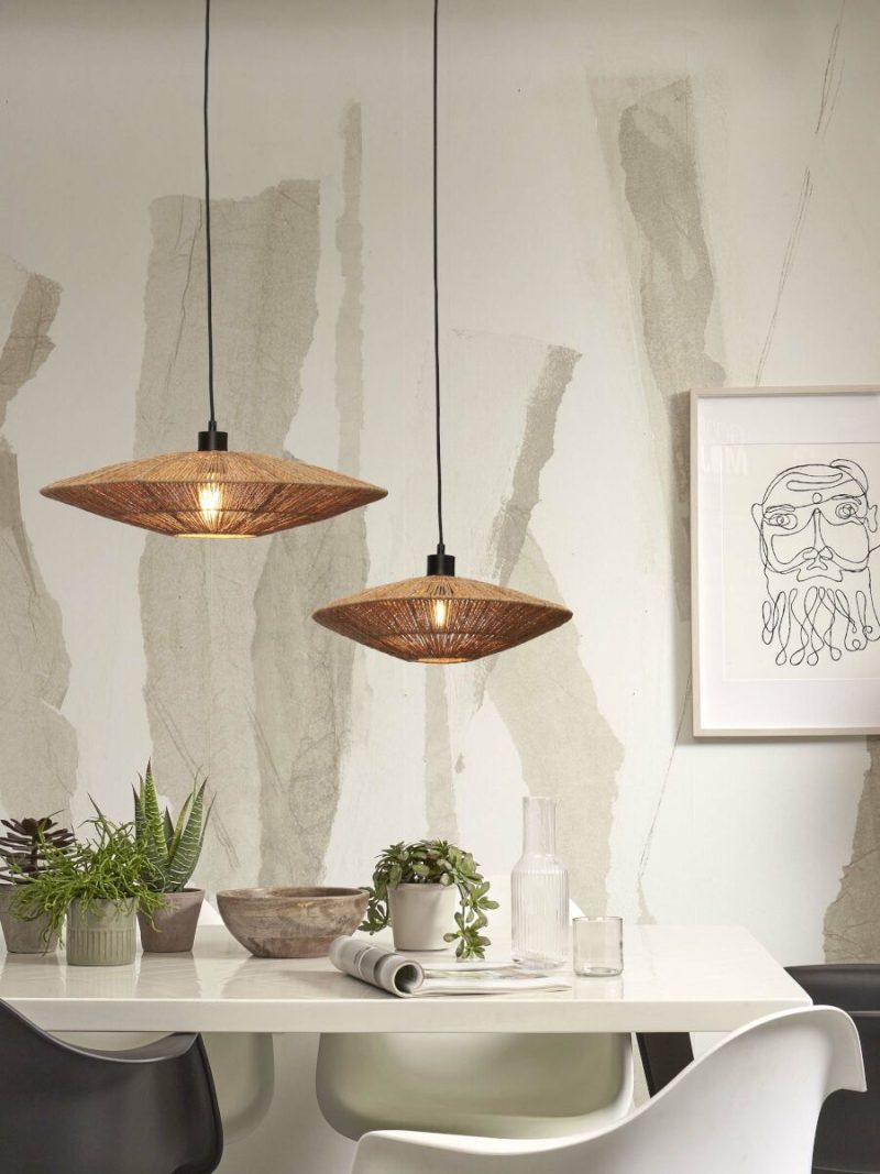 Ronde naturel bohemian hanglamp GOOD&MOJO Iguazu - Afbeelding 4