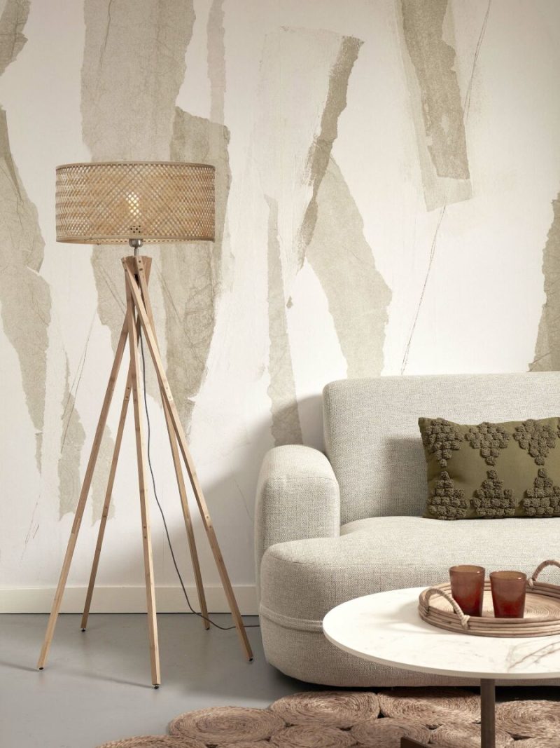 Ronde naturel bohemian vloerlamp GOOD&MOJO Java - Afbeelding 5