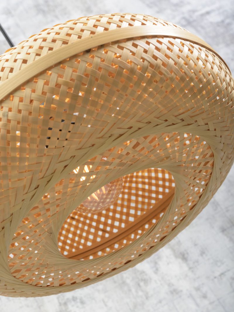 Ronde naturel bohemian wandlamp GOOD&MOJO Palawan - Afbeelding 6