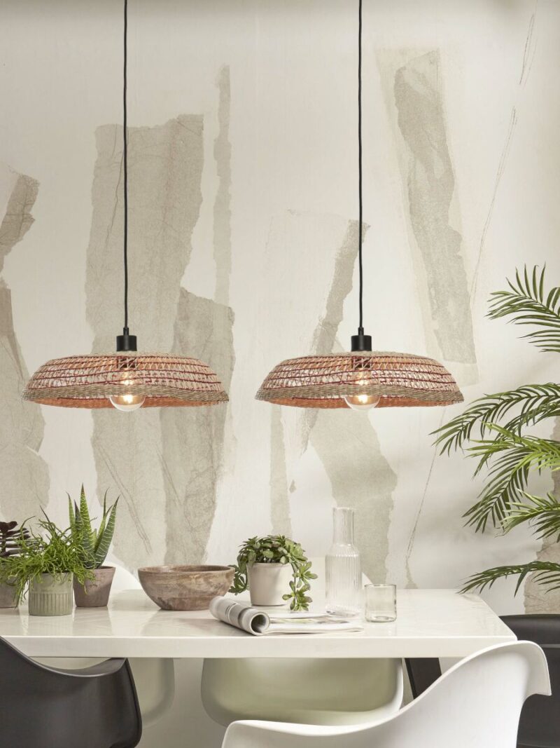 Rood seagrass hanglamp bohemian metaal GOOD&MOJO Pantanal - Afbeelding 5