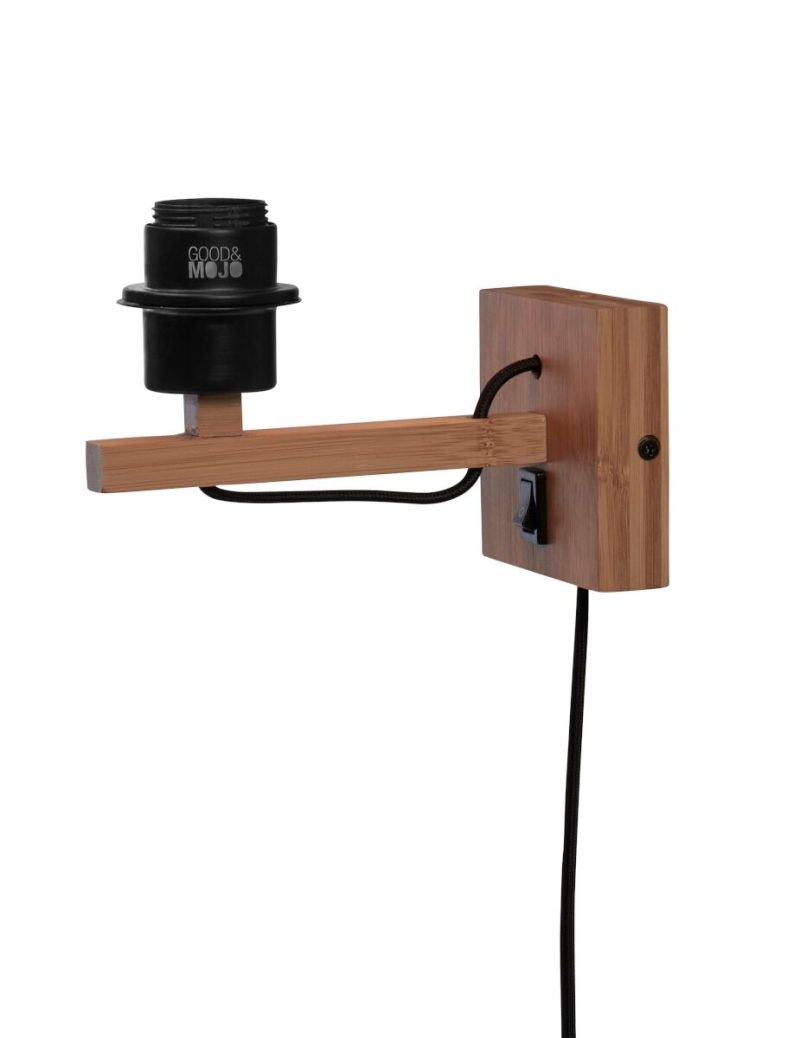 Rotan metaal wandlamp bohemian naturel GOOD&MOJO Tanami - Afbeelding 8