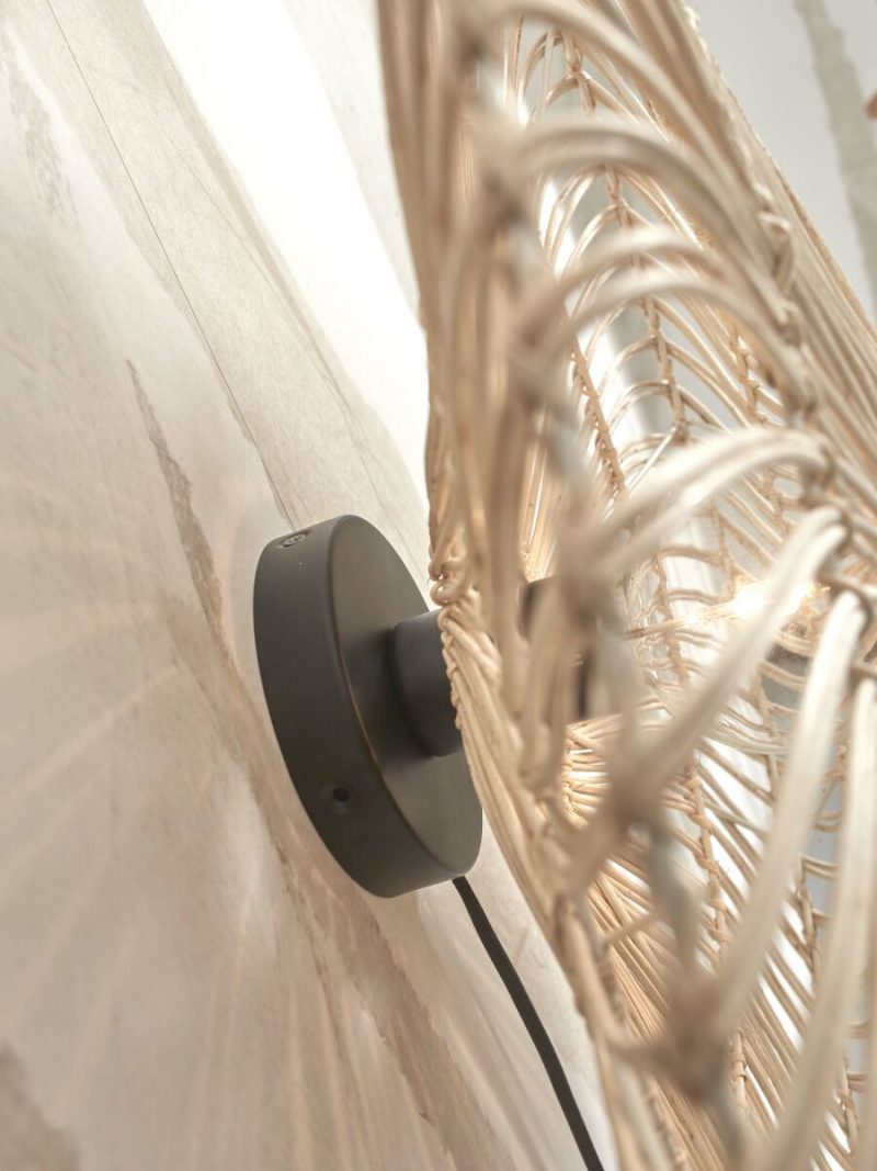 Rotan metalen wandlamp metaal bohemian GOOD&MOJO Zanzibar - Afbeelding 7