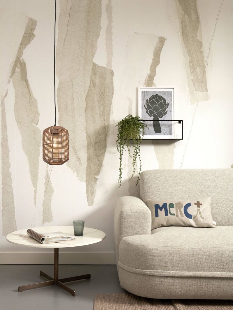 Rotan naturel boheemse metalen hanglamp GOOD&MOJO Tanami - Afbeelding 12