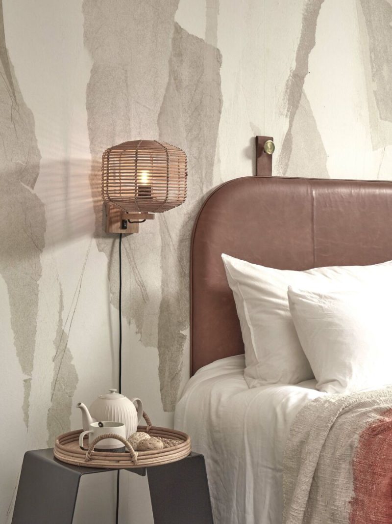 Rotan naturel bohemian wandlamp GOOD&MOJO Tanami - Afbeelding 5