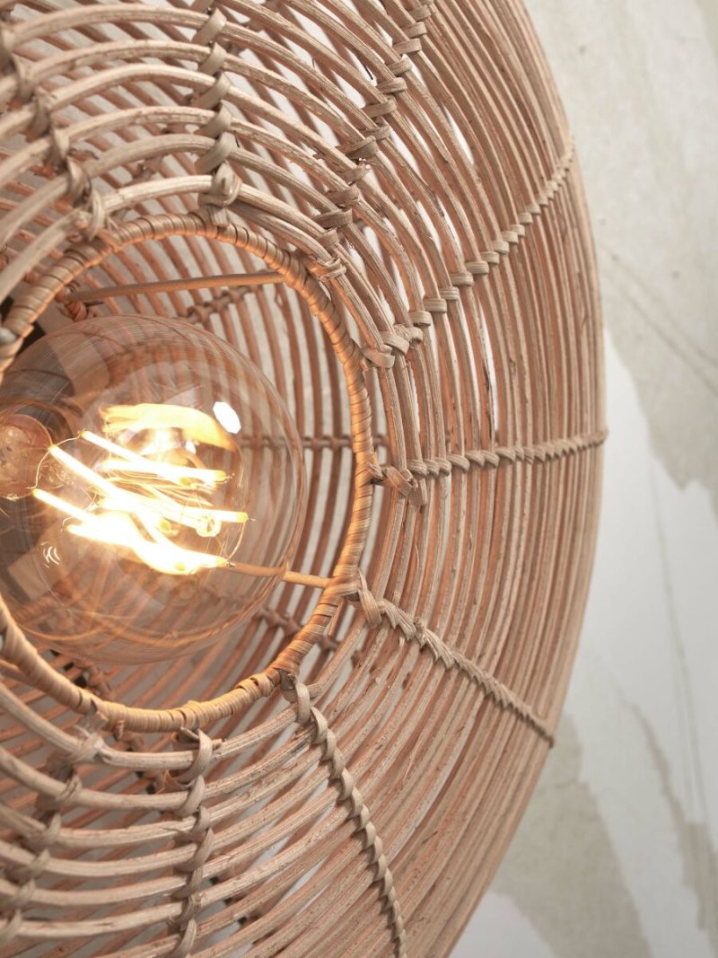 Rotan naturel bohemien wandlamp metaal GOOD&MOJO Tanami - Afbeelding 4