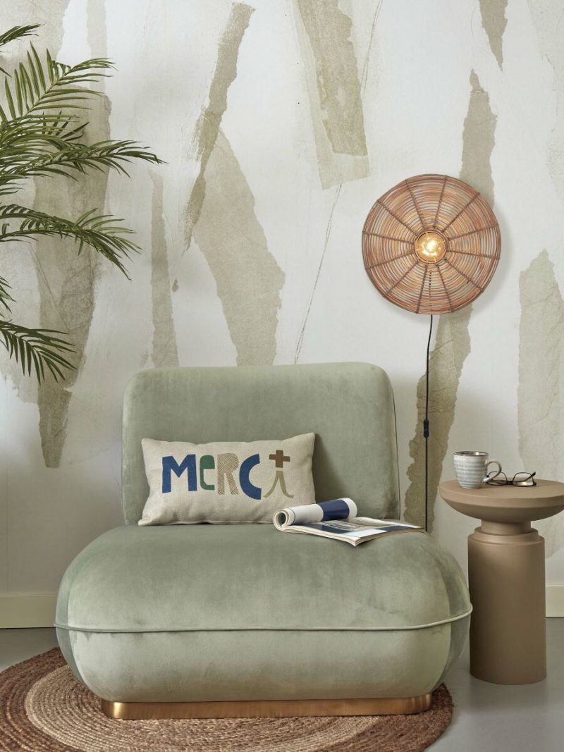 Rotan naturel bohemien wandlamp metaal GOOD&MOJO Tanami - Afbeelding 5